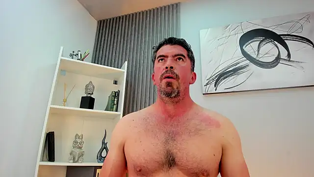 juankfit_45 (M mature) - shirtless and playing with my wet chest