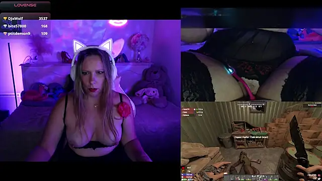 Angie-night webcam