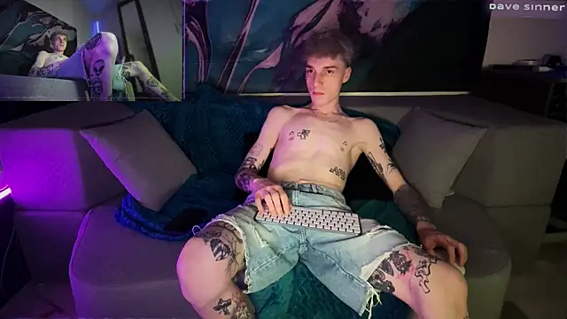 davesinner (M young) - progresive jerk off + cumshow