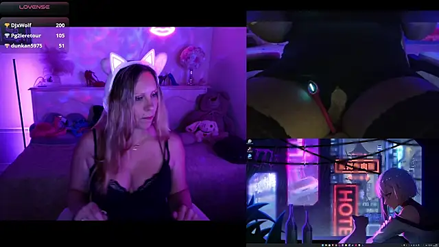 Angie-night webcam