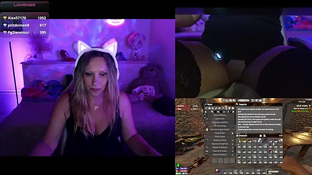 Angie-night webcam
