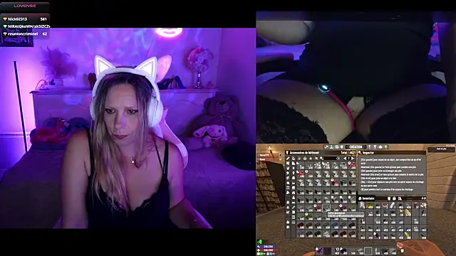 Angie-night webcam