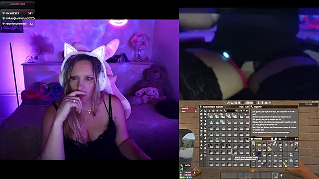 Angie-night webcam