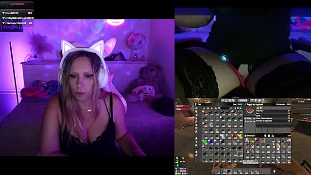 Angie-night webcam