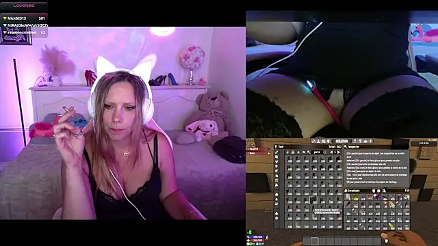 Angie-night webcam