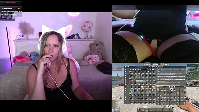 Angie-night webcam
