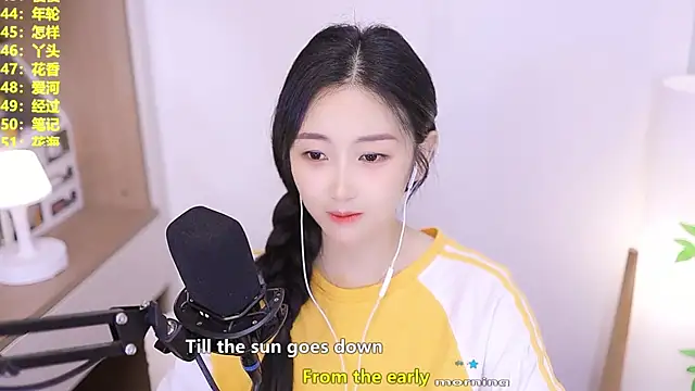 Singer-muzi webcam