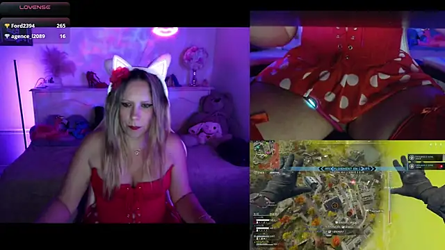 Angie-night webcam