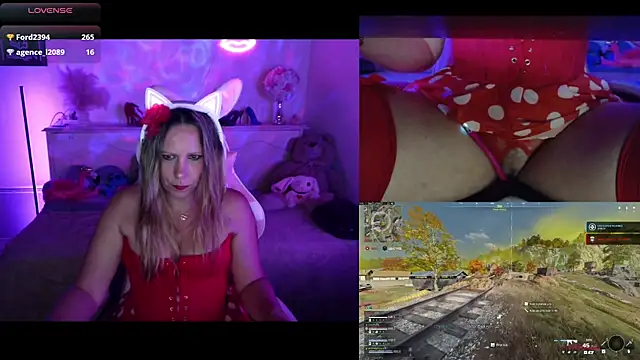 Angie-night webcam