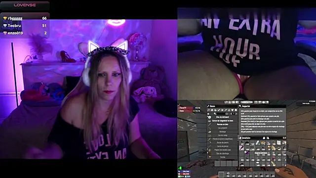 Angie-night webcam