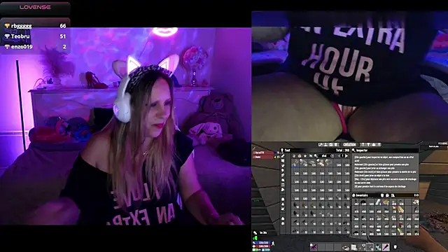 Angie-night webcam