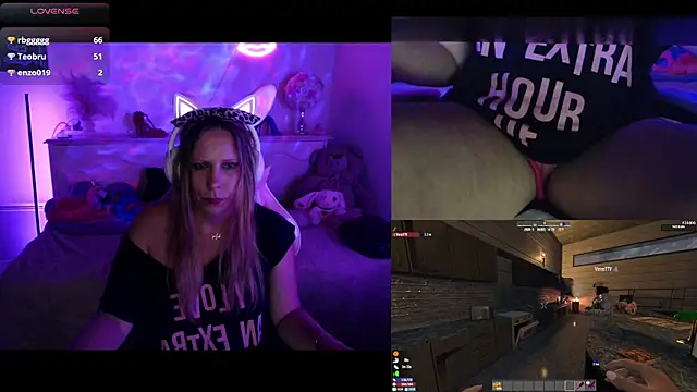 Angie-night webcam
