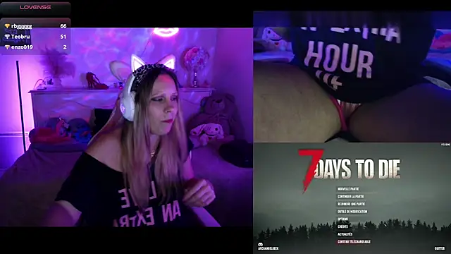 Angie-night webcam