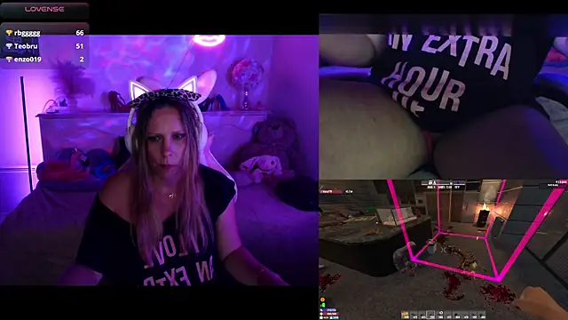 Angie-night webcam
