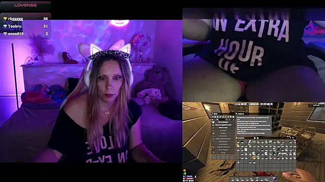 Angie-night webcam
