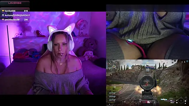 Angie-night webcam