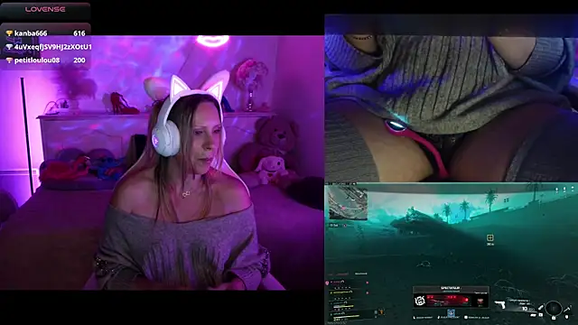 Angie-night webcam