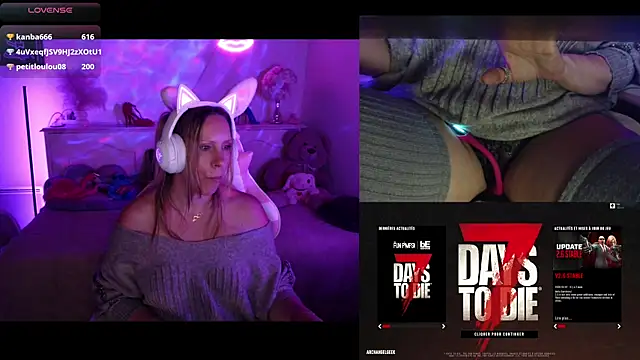 Angie-night webcam