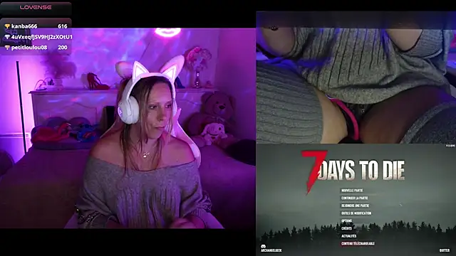 Angie-night webcam