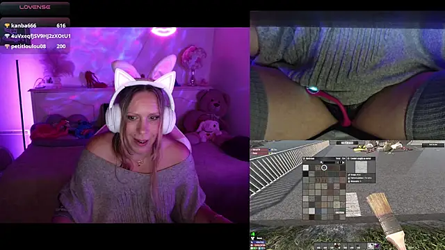Angie-night webcam