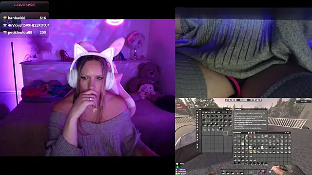 Angie-night webcam