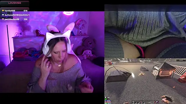 Angie-night webcam