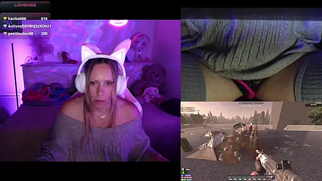 Angie-night webcam