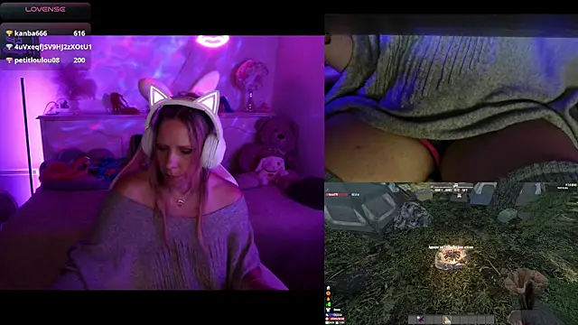 Angie-night webcam