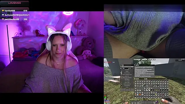 Angie-night webcam