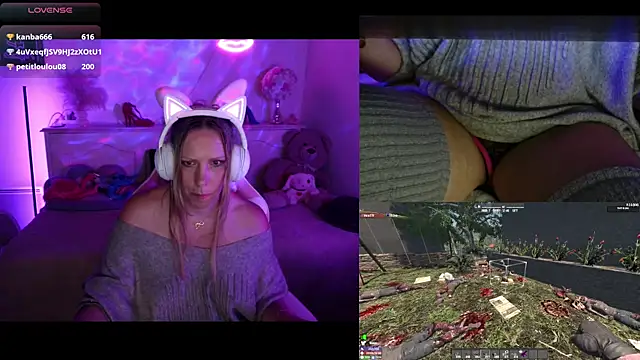 Angie-night webcam