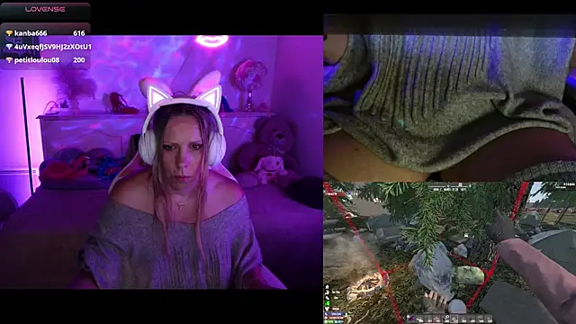 Angie-night webcam