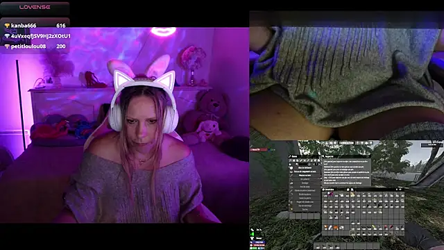 Angie-night webcam