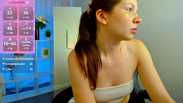 nika_jonson (F teen) - breast massage and thumb sucking