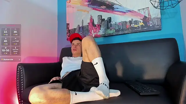 kevinn_bluee (M young) - hard cock+wank kevin