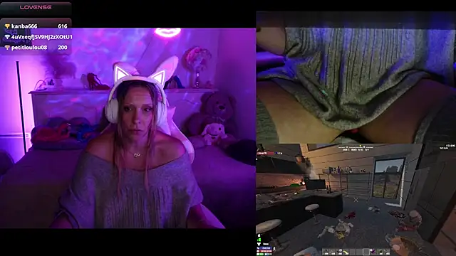 Angie-night webcam