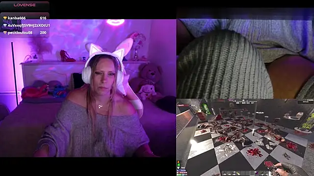 Angie-night webcam