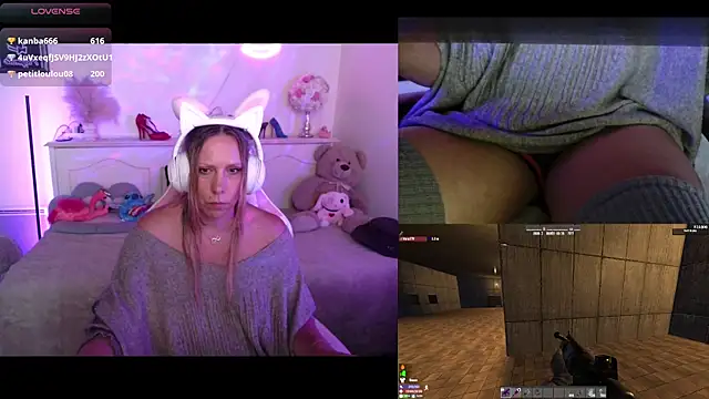 Angie-night webcam