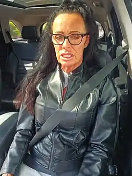 misses-cougar (F mature) - Cum on back seat