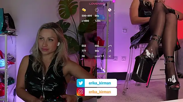 Erika_Kirman live cam on StripChat