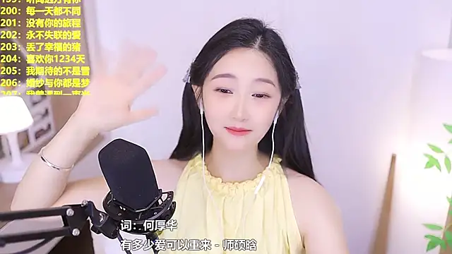 Singer-muzi webcam