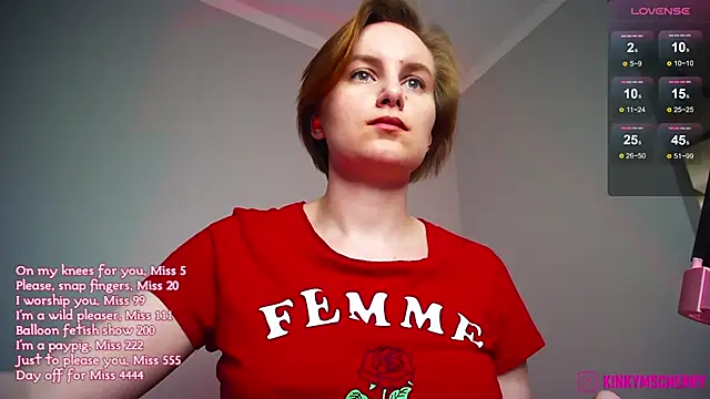KinkyMissCherry webcam
