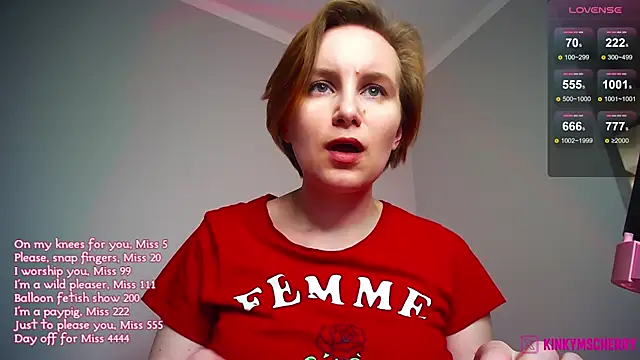 KinkyMissCherry webcam