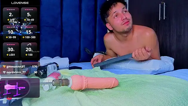 issac_james_ (M twink) - control for 6 minutes put on big dildo