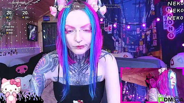 NekoCyber live cam on StripChat