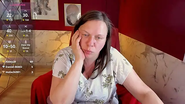 kellyperfection (F mature) - clamps on nipples