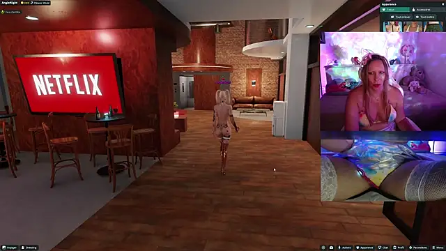Angie-night webcam