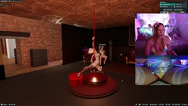 Angie-night webcam