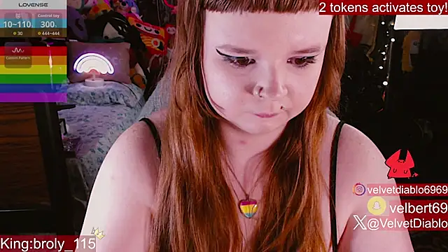 velvetdiablo (F young) - Rub and tease pussy in cam 4 min