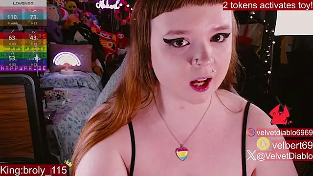 Watch VelvetDiablo live on EroticFlix - High definition streams