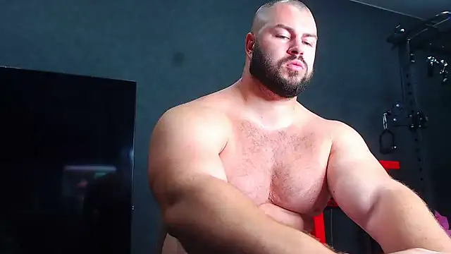 muscularjohnforux (M young) - masturbation  oil big dick